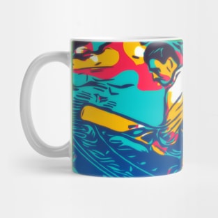 World Cup Cricket Batsman Passion P11 Mug